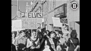 Elvis Presleys first movie Love Me Tender plays at Orpheum Theatre in San Diego 1956 [upl. by Iddo]