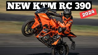 2024 KTM RC 390 Launched🔥Got Supermoto Features that killed Aprilia RS457 [upl. by Annaya]