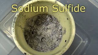 Making Sodium Sulfide  Sulfur [upl. by Yadseut]