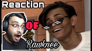 Rawknee reaction on bixu face reveal  Blue gaming [upl. by Darill923]