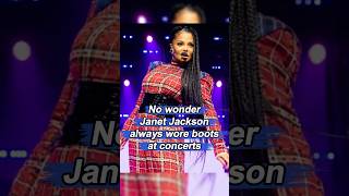 Its no wonder Janet Jackson always wears boots at concerts and she hides three secrets about her [upl. by Kissiah]