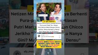 NETIZEN MINTA DENSU SUPAYA BERHENTI PURAPURA TIDAK TAU ALASAN PUTRIMARINO NIKAH DENGAN CHICCO [upl. by Dub]