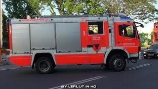 Wachausfahrt RLF A Berufsfeuerwehr Linz GONG  Durchsage [upl. by Mccowyn]