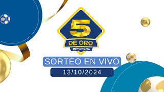 Sorteo 5 de Oro  13102024 [upl. by Lenrad]