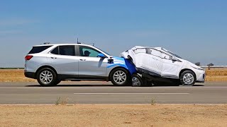 Automatic Emergency Braking FAIL  Chevrolet Ford Honda amp Toyota Tested [upl. by Chaker]