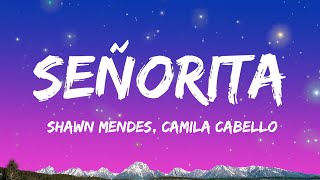 Shawn Mendes Camila Cabello  Señorita Lyrics [upl. by Elleirda136]