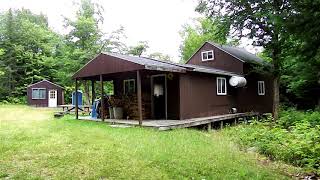 Land For Sale In Maine  Nearly 22 Acres 2 Linneus Cabins MOOERS REALTY 8671 [upl. by Anauq]