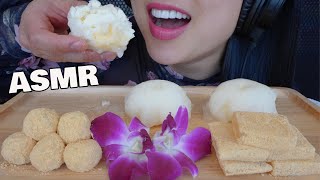 ASMR KINAKO DANGO MOCHI  SNOWBALL MOCHI SOFT EATING SOUNDS NO TALKING  SASASMR [upl. by Nella]