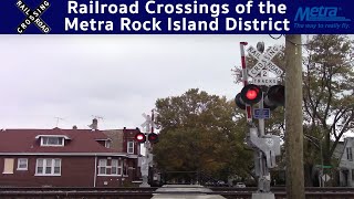 Railroad Crossings of the Metra Rock Island District Volume 3 [upl. by Olvan]