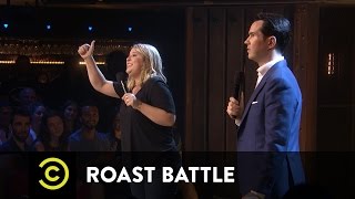 Roast Battle  Jimmy Carr vs Christi Chiello [upl. by Leinahtan]