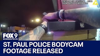 Graphic video shows St Paul PD shooting murder suspect [upl. by Clyve68]