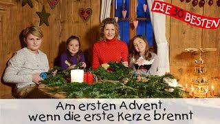 ⛄️ Am ersten Advent wenn die erste Kerze brennt  Weihnachtslieder für Kinder  Kinderlieder [upl. by Aidni]