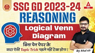 SSC GD 202324  SSC GD Reasoning By Atul Awasthi  Logical Venn Diagram [upl. by Lenno]