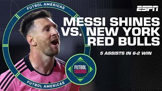 ‘GREATEST OF ALL TIME’ Lionel Messi sets MLS record vs New York Red Bulls  ESPN FC [upl. by Enneira232]