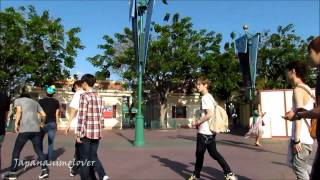 EXO at Disneyland pt2 120519 [upl. by Enelegna]