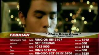 Febrian  Cinta Diam Diam Official Video [upl. by Peltier]