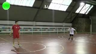 10  SAQUE DE CENTRO  BALONMANO  ESPAÑA GALICIA [upl. by Jepum]