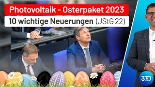 Photovoltaik Osterpaket 2023 zum Nullsteuersatz Entnahmemodell Steuerbefreiung UmsatzEinkommen [upl. by Esirehc]