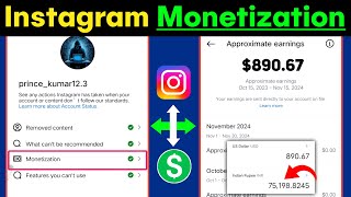 Instagram Monetization Eligibility In Hindi 2025  Instagram Ko Monetise Kaise Kare 2025  Part 1 [upl. by Droffats738]