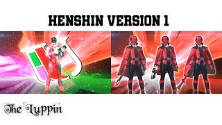 Kaito Change Vs Keisatsu Change  LupinrangerPatoranger Henshin Split Screen Vers 1 [upl. by Aday]