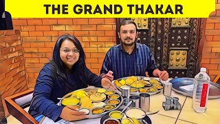 Best Gujarati Thali  The Grand Thakar Ahmedabad [upl. by Stelle]