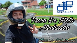 Prova Prática de Moto DETRANPE  Atualizada  MS [upl. by Fredelia]