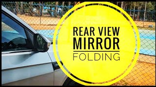 Rear view mirror closing rearviewmirror carmirror [upl. by Idac]