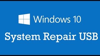 Windows 10 System Repair Disc USB Disc [upl. by Solomon495]