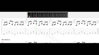 Butterfingers  Faculties Of The Mind Guitar Tab Tutorial [upl. by Torie]