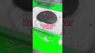 Fiber Laser Marking Machine stone engraving [upl. by Ahsykal804]