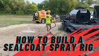 How to build a Sealcoating Spray Rig from Scratch [upl. by Akvir]