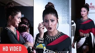 Hina Khan at Dadasaheb Phalke Awards 2018  Best Entertaining Performance in Reality Show Bigg Boss [upl. by Eiloj]