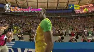 Mondiali Atletica Berlino 2009 WR 1919 USAIN BOLT nella finale 200 metri  20 agosto [upl. by Sherrill]