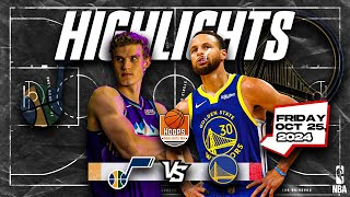 Golden State Warriors vs Utah Jazz QRT 1 Highlights  October 25 2024  202425 NBA Season [upl. by Yerffe321]