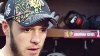 Special treat for Toews fans Captain talks French [upl. by Meadows]