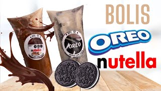 Receta de BOLIS O HIELITOS GOURMET para NEGOCIO GALLETA OREO Y NUTELLAtips [upl. by Siron]