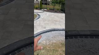 First time ever doing a paver patio belgard belgardpavers paverpatio [upl. by Gautea392]