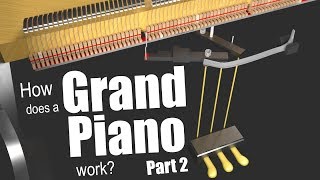 How does a Grand Piano work  Part 2 [upl. by Trahurn]