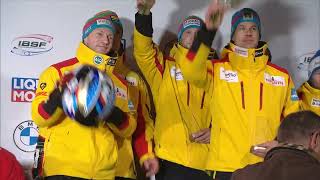 Highlights 4 man Bobsleigh worldcup4 Winterberg 2223 [upl. by Downs506]