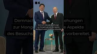 Putin 71 reist trotz internationalem Haftbefehl in die Mongolei [upl. by Atelahs]