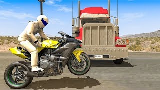 Motorbike Crashes 2  BeamNG DRIVE  SmashChan [upl. by Old]