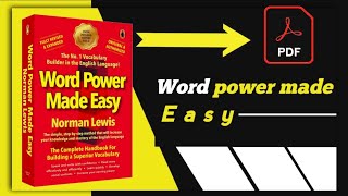 Word Power Made Easy Book Review  How to Read Word power made easySSCBankImprove vocabulary [upl. by Uaeb]