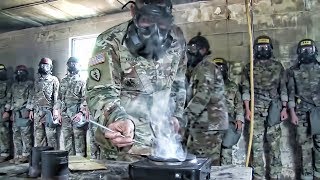 The CS Gas Chamber • Army Tear Gas Training [upl. by Omor61]