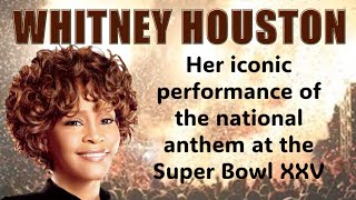 Whitney Houston  Her iconic performance of the national anthem [upl. by Adnilreb]