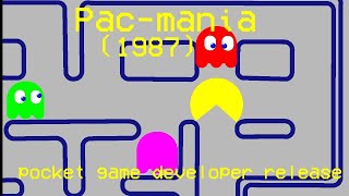 pacmania pocket game developer link in description [upl. by Htebiram]