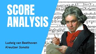 Beethoven  Kreutzer Sonata  Score Analysis Harmonic and Structural Analysis [upl. by Ulda531]