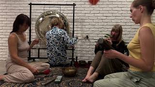 Singing Bowl Gong Jaws Harp and Flute Meditation [upl. by Eecats637]