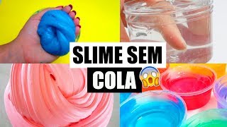 3 DIY SLIME SEM COLA E SEM ATIVADOR Muito FÁCIL [upl. by Lesoj754]