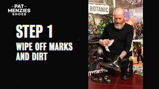 Dr Martens Shoe Care Tips From Pat Menzies [upl. by Acired]