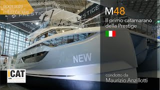 M48 il primo catamarano a motore della Prestige Jeanneau [upl. by Eintihw]